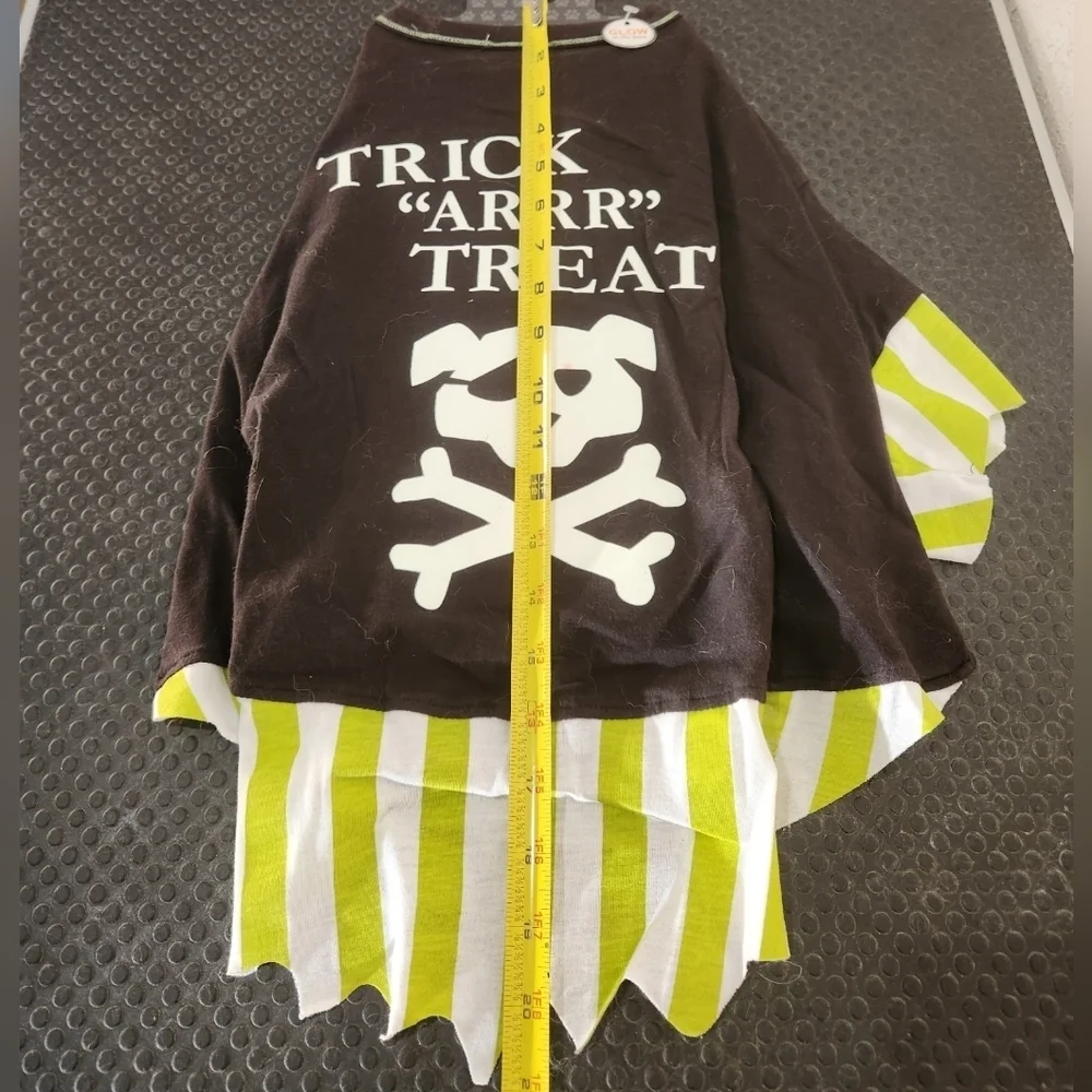 3/$20 Pirate Dog Costume - Black and White